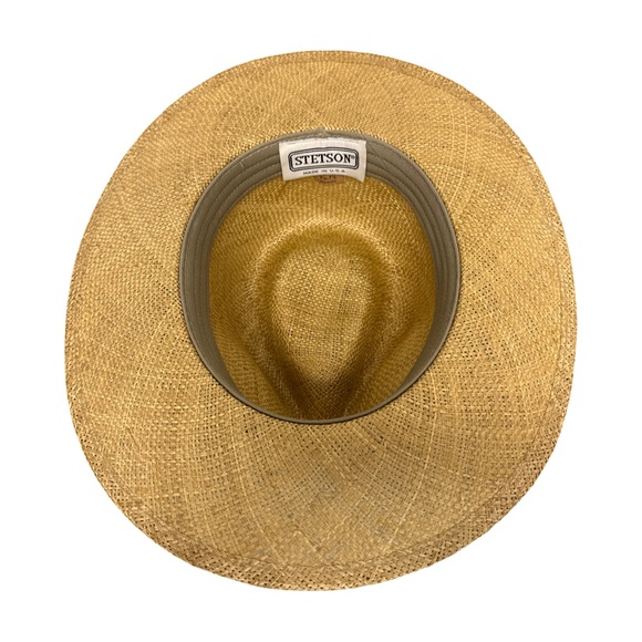 Stetson Limestone Toyo Straw Outback Hat Men’s Large Sand - Picture 9 of 16